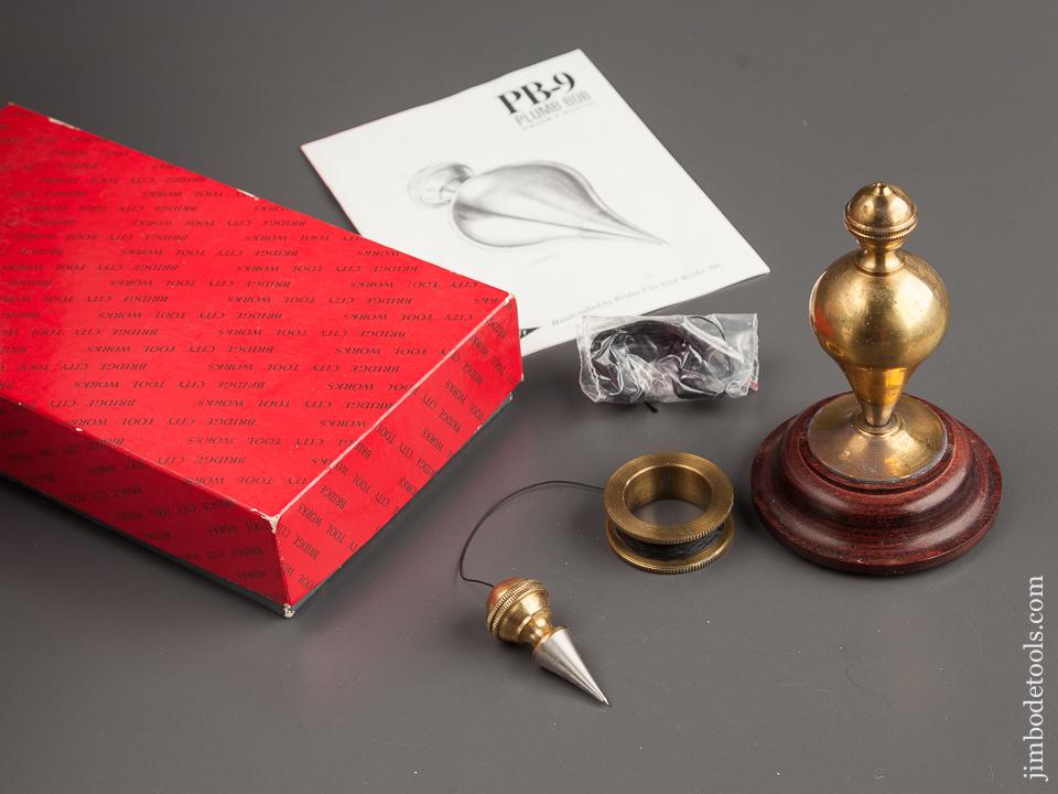 BRIDGE CITY TOOL WORKS PB-9 Plumb Bob in Original Box - 78824