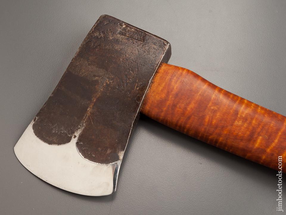 Drop Dead Gorgeous! 1 1/2 pound Boy's Axe Patented by AMERICAN AXE & TOOL with Leather Sheath - 78829