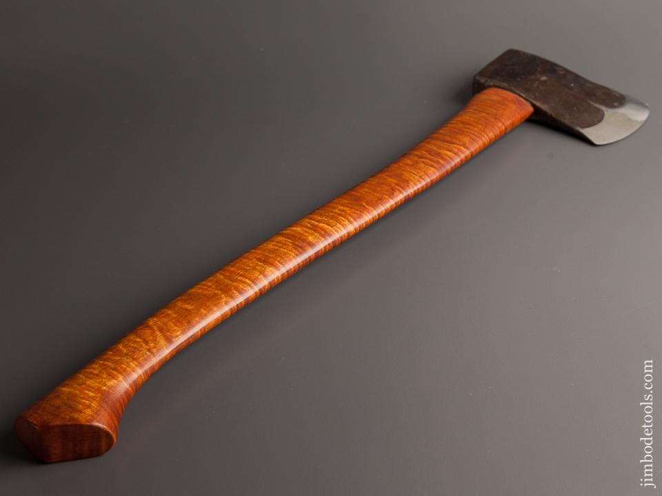 Drop Dead Gorgeous! 1 1/2 pound Boy's Axe Patented by AMERICAN AXE & TOOL with Leather Sheath - 78829