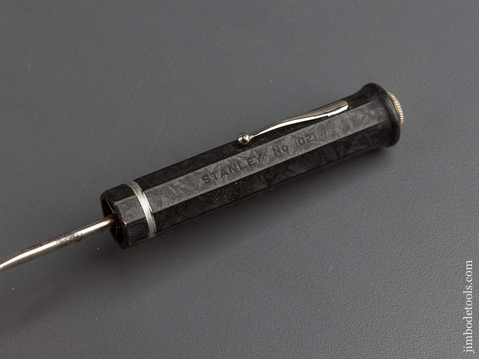 STANLEY No. x1021 Pocket Flashlight Screw Driver MINT in Special Display Box! - 78842U
