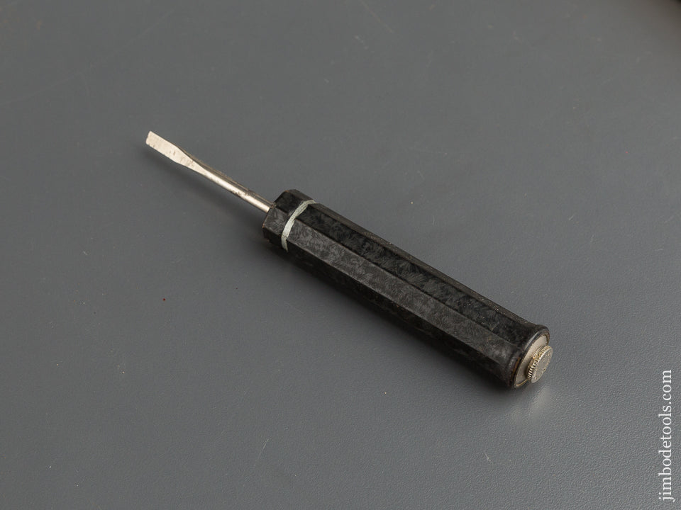 STANLEY No. x1021 Pocket Flashlight Screw Driver MINT in Special Display Box! - 78842U