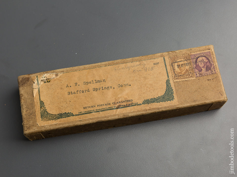 STANLEY No. x1021 Pocket Flashlight Screw Driver MINT in Special Display Box! - 78842U