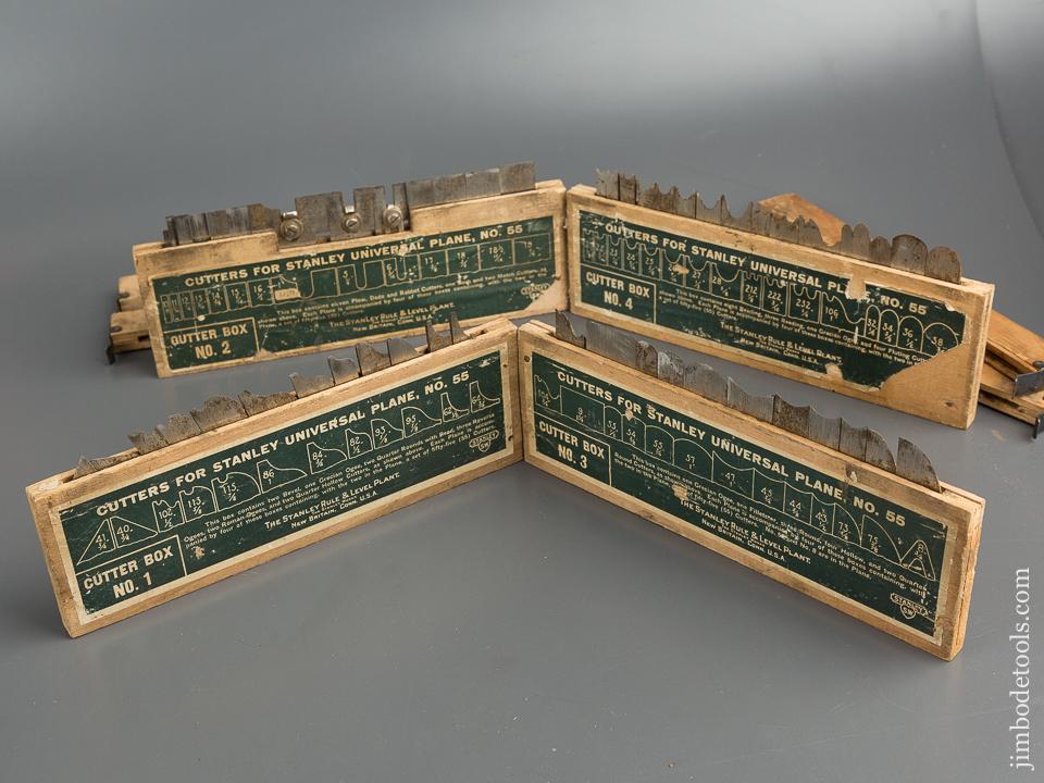 STANLEY NO. 55 Combination Plane 100% COMPLETE in Original Box FINE - 78846