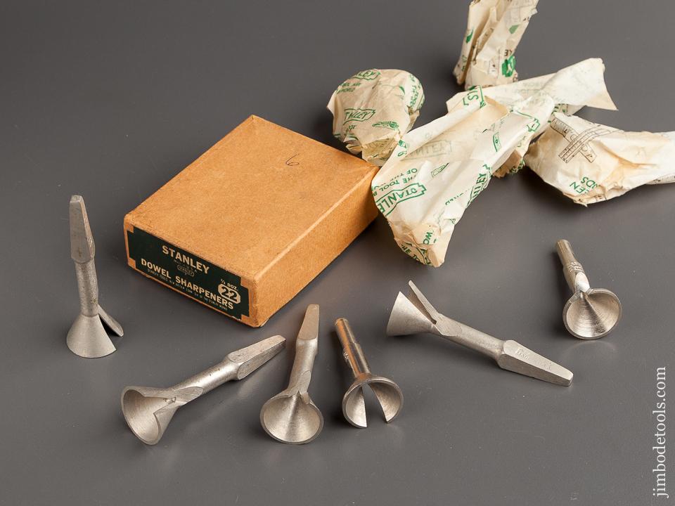 Full Box of Six STANLEY No. 22 Dowel Sharpeners MINT in Original Box - 78850