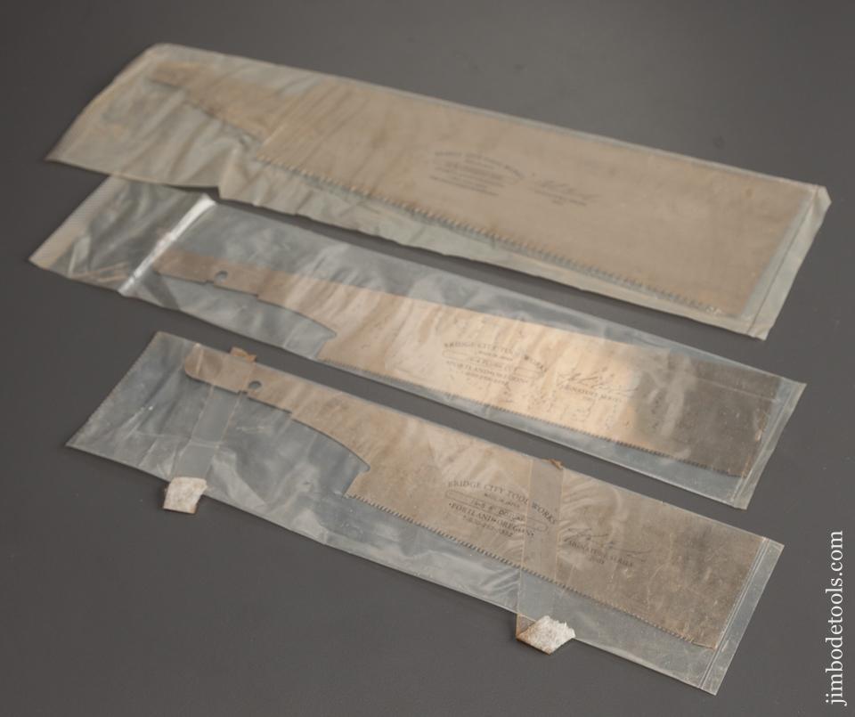 Mint! BRIDGE CITY TOOL WORKS Replacement Blades for JS-4, JS-5, JS-6 Japanese Saws UNUSED - 78853