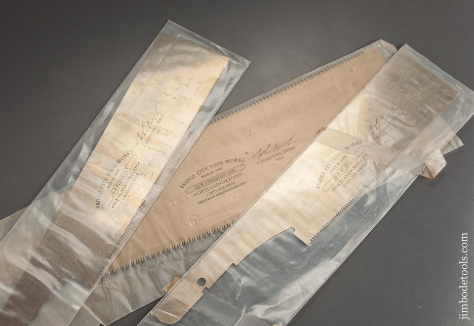 Mint! BRIDGE CITY TOOL WORKS Replacement Blades for JS-4, JS-5, JS-6 Japanese Saws UNUSED - 78853