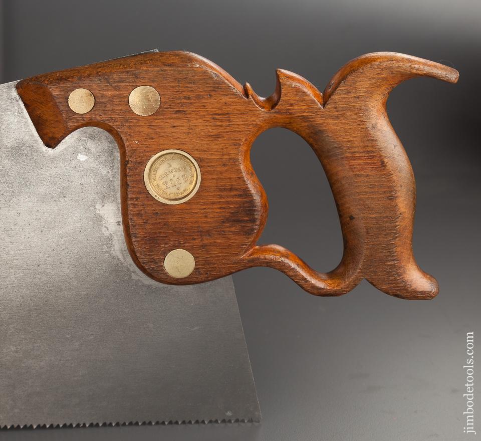 26 inch 9 point Crosscut WHEELER MADDEN & CLEMSON Hand Saw circa 1860-93  - 78863