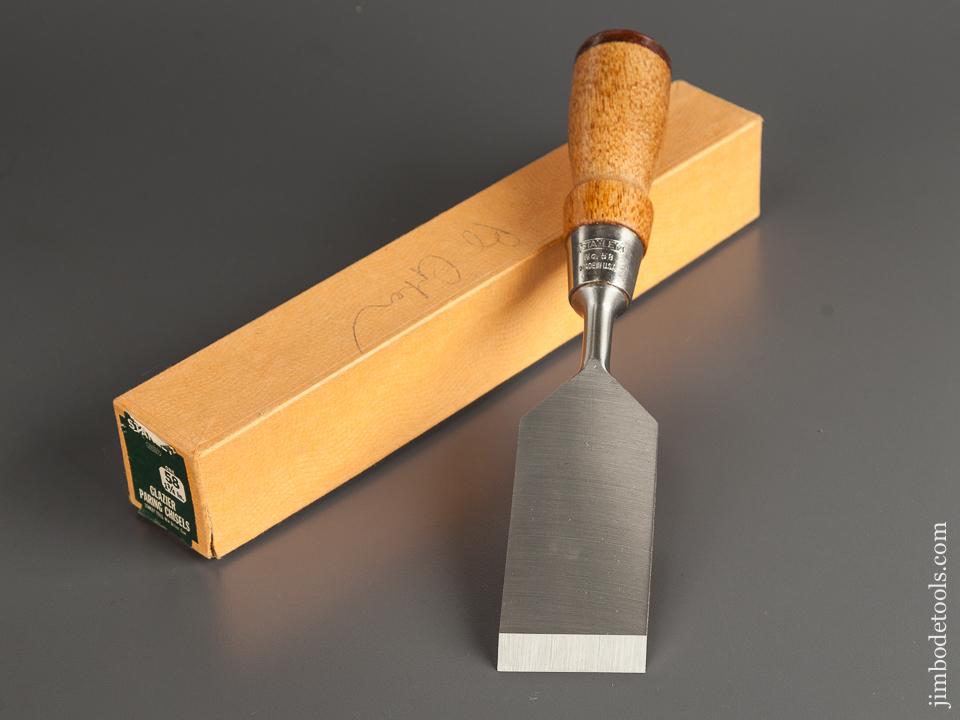 STANLEY No. 58 Glazier Paring Chisel MINT in Original Box - 78864