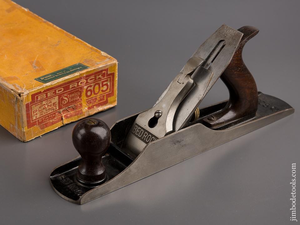 Awesome STANLEY No. 605 BEDROCK Jack Plane MINT in Original Box UNUSED! - 78867