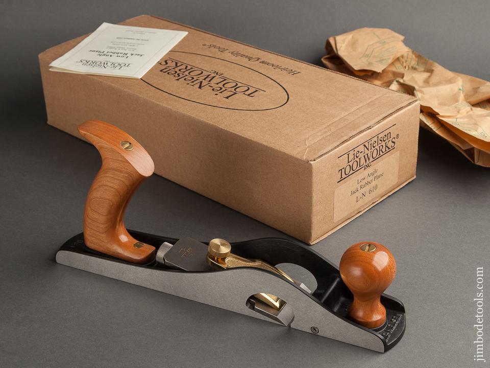LIE-NIELSEN L-N 610 Low Angle Jack Rabbet Plane MINT in Original Box - 78878