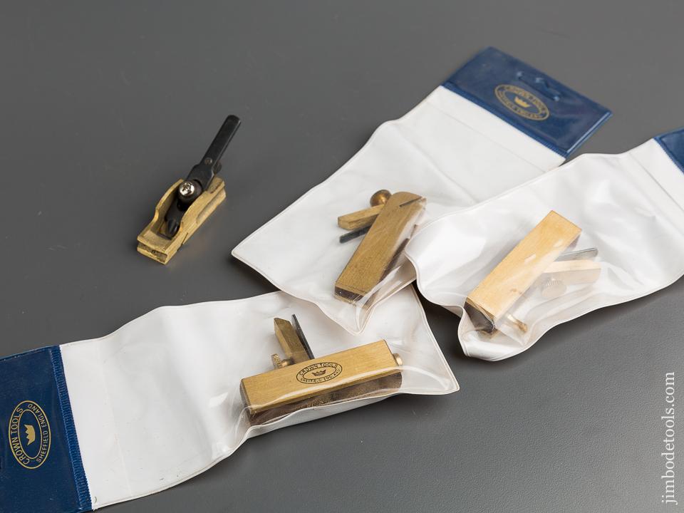 Four Mint CROWN Violin Maker's Planes UNUSED - 78885