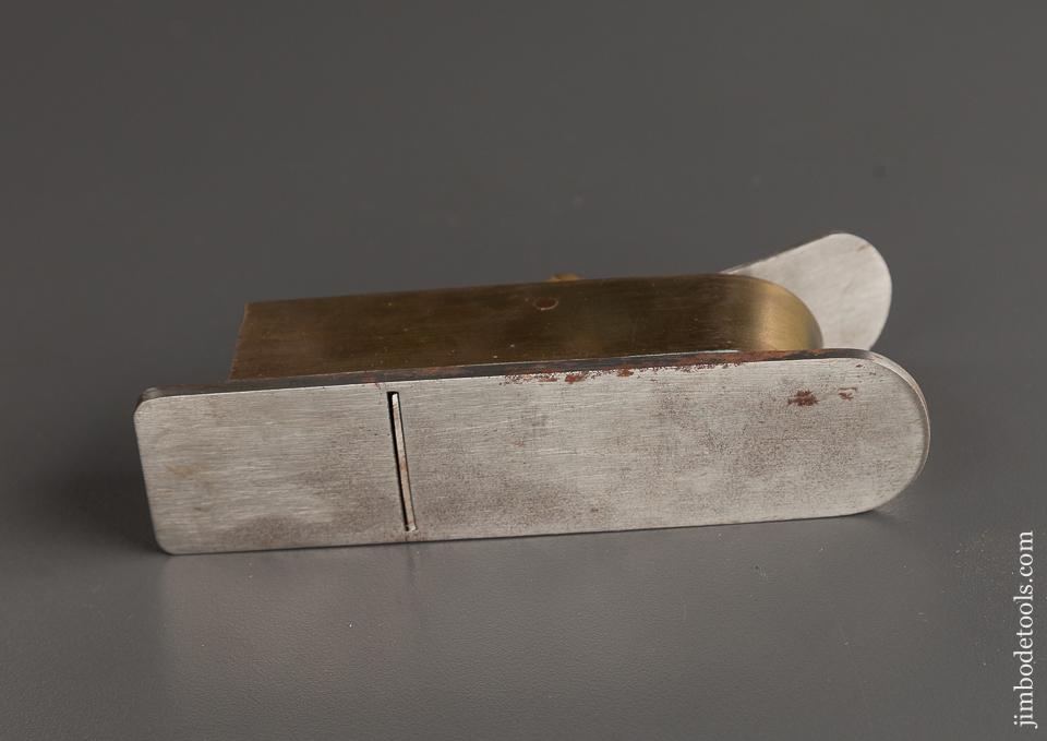 1 1/8 x 4 7/8 inch HARRIS No. 10210 Brass Finger Plane in Original Box - 78887