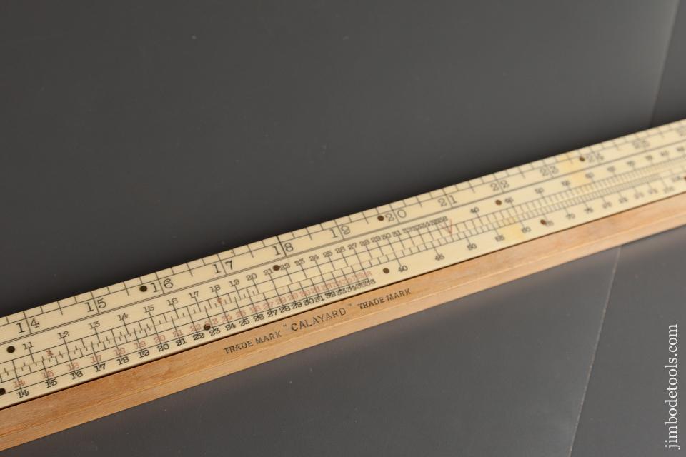 RARE Calayard Counter Slide Rule with Prices per Yard - 78894R