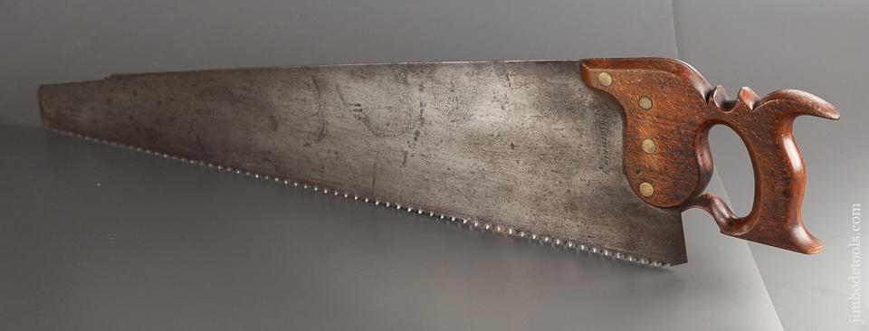 Lovely 5 1/2 point 27 inch Rip Hand Saw by TUCKER London circa 1836-40 - 78911R