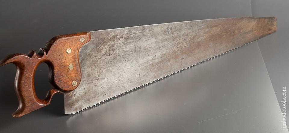 Lovely 5 1/2 point 27 inch Rip Hand Saw by TUCKER London circa 1836-40 - 78911R