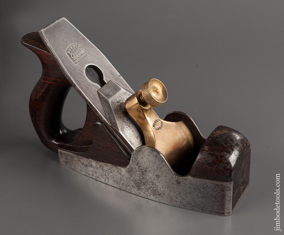 Early NORRIS No. 5 Dovetailed Steel and Rosewood Smooth Plane - 78929R