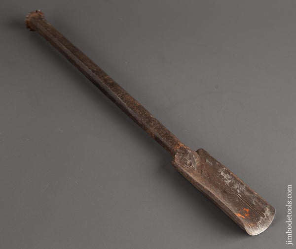 Early Hand Forged 1 1/2 X 16 inch Framing Gouge - 78935R