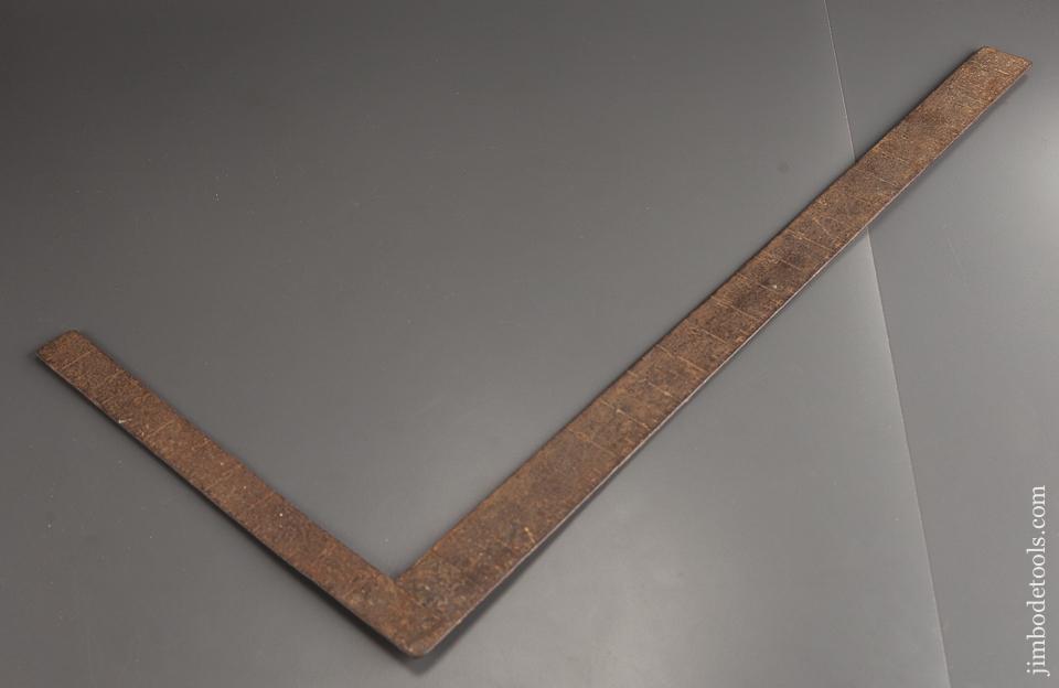 Early Hand Stamped Steel Framing Square - 78944RX