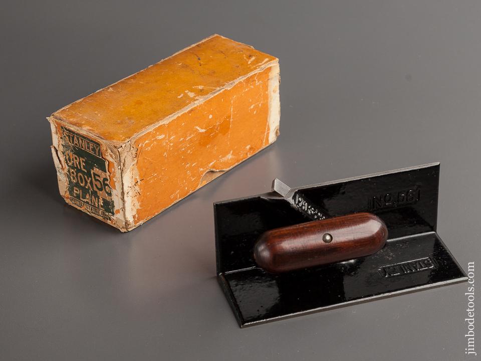 STANLEY No. 56 Core Box Plane MINT! in RARE Original Box circa 1909-23 - 78952R
