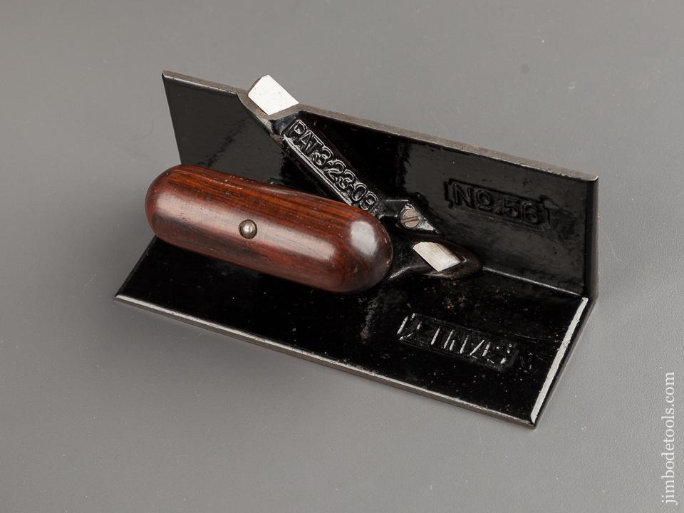 STANLEY No. 56 Core Box Plane MINT! in RARE Original Box circa 1909-23 - 78952R