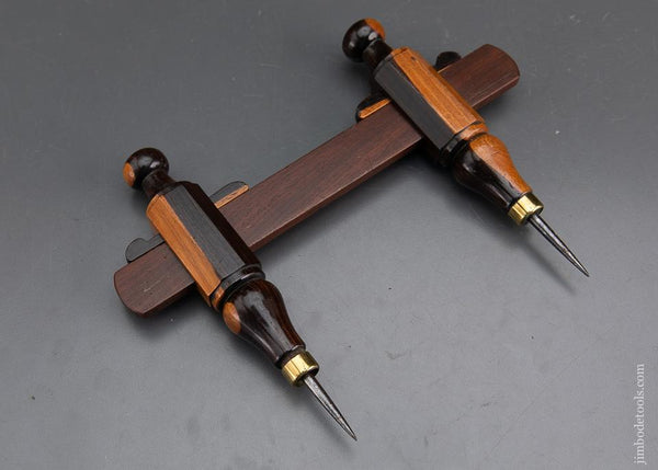 Gorgeous Rosewood 7 1/2 inch Trammel Points - EXCALIBUR 78
