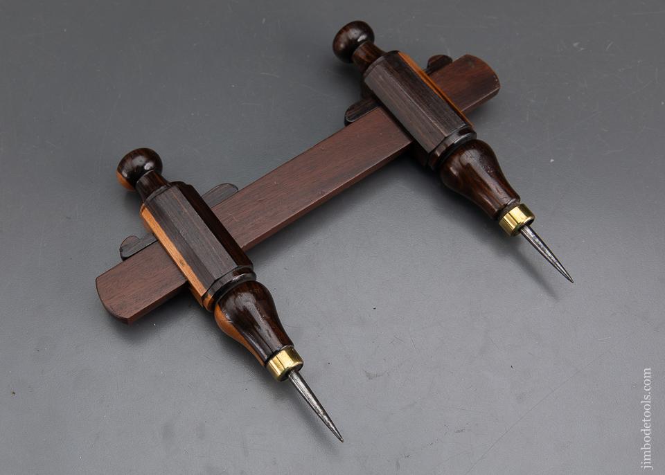 Gorgeous Rosewood 7 1/2 inch Trammel Points - EXCALIBUR 78
