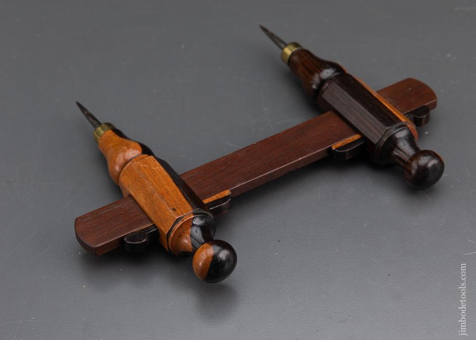 Gorgeous Rosewood 7 1/2 inch Trammel Points - EXCALIBUR 78