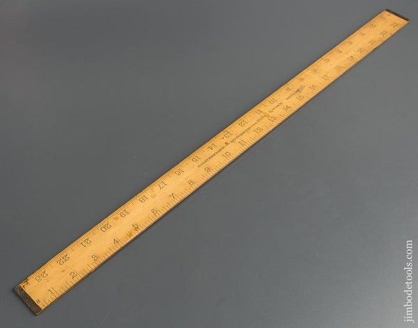 Nice STANLEY NO. 30 1/2 Boxwood Shrinkage Rule - 79004R