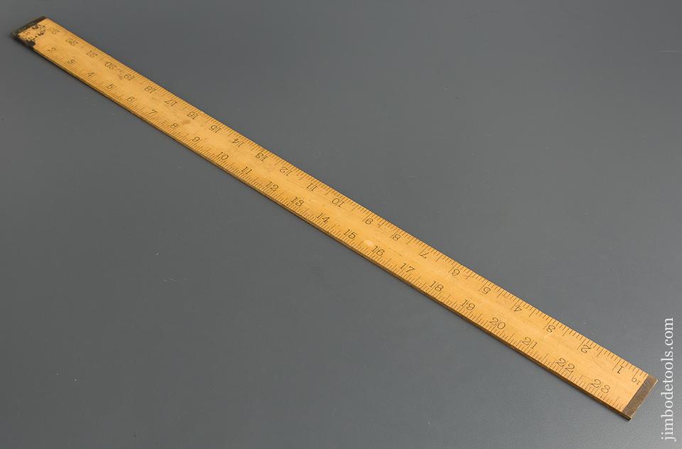 Nice STANLEY NO. 30 1/2 Boxwood Shrinkage Rule - 79004R