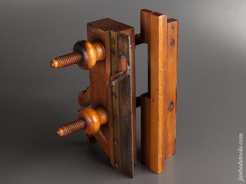 Good User H.L. JAMES No. 128 Beech Plow Plough Plane circa 1855-70 Williamsburg, MA - 79008