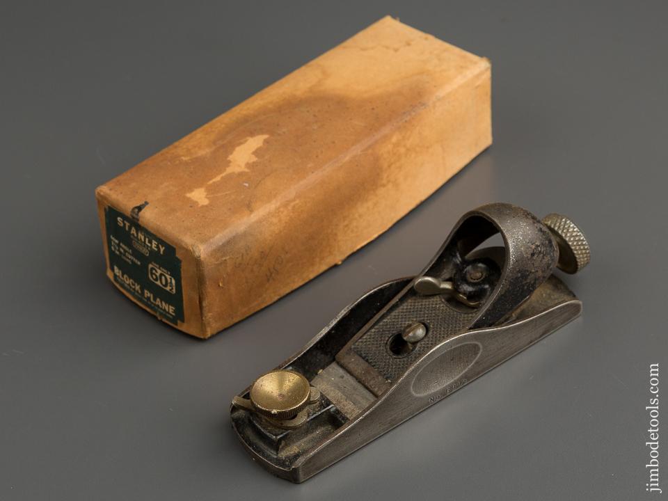 STANLEY No. 60 1/2 Low Angle Block Plane in Original Box - 79013