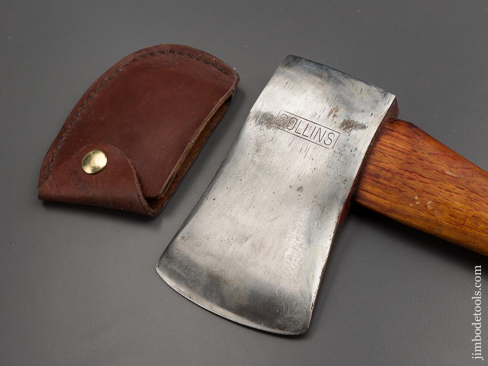 Great 1 1/2 pound COLLINS Boy's Axe with Leather Sheath - 79019