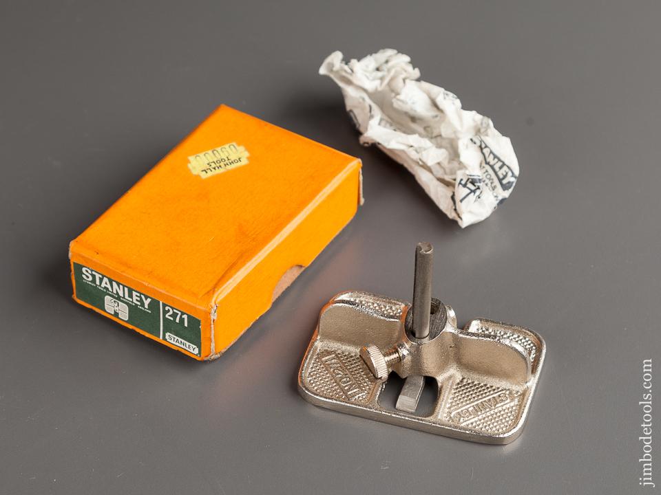 STANLEY No. 271 Miniature Router Plane MINT in Original Box - 79031
