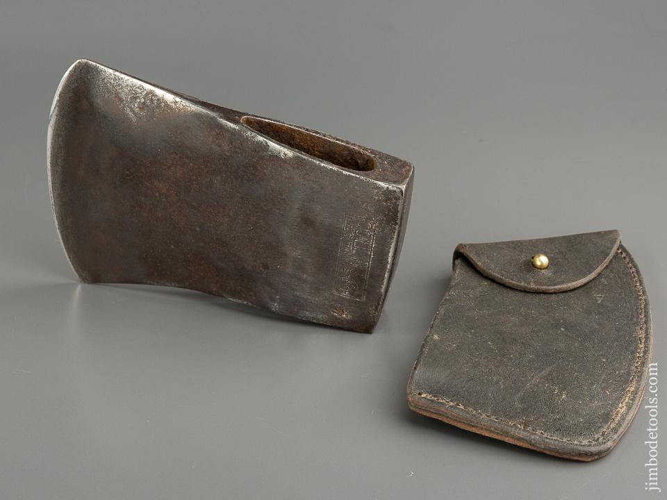 Top of the Line! 3 1/2 pound 5 x 7 inch COLLINS LEGITIMUS Axe with Leather Sheath - 79042