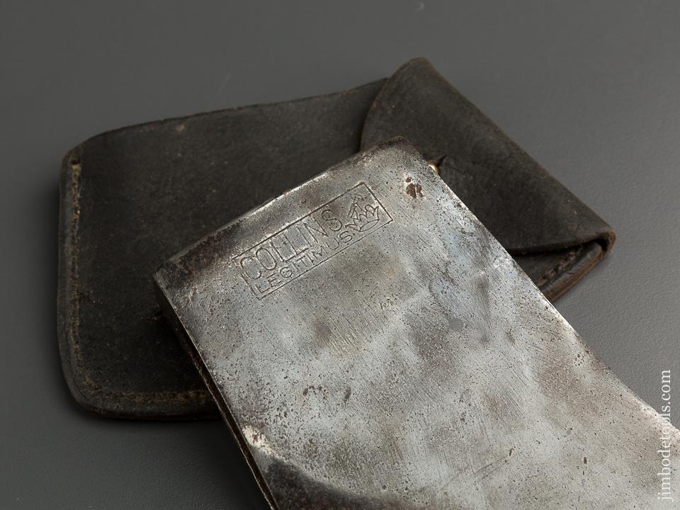 Top of the Line! 3 1/2 pound 5 x 7 inch COLLINS LEGITIMUS Axe with Leather Sheath - 79042