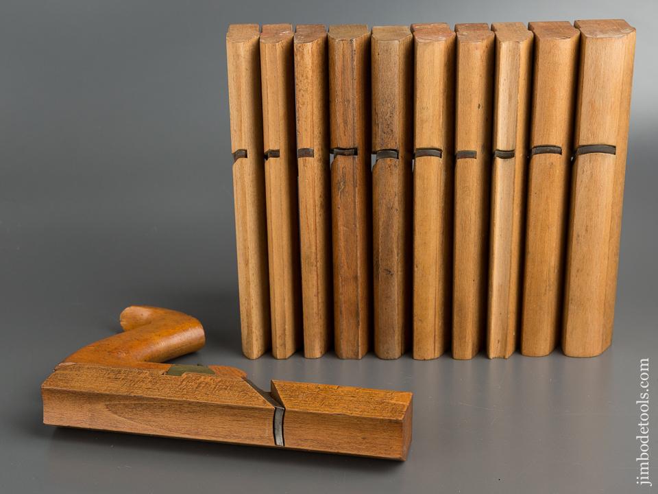 RARE Set of MULTIFORM Hollows & Rounds Handle and Eleven Planes FINE - 79064