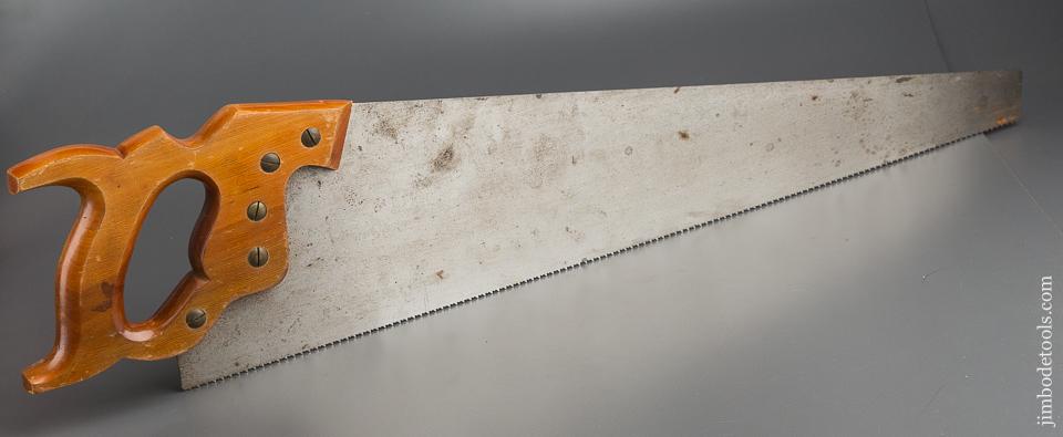 UNUSED 11 point 26 inch Crosscut DISSTON D-23 Hand Saw - 79074