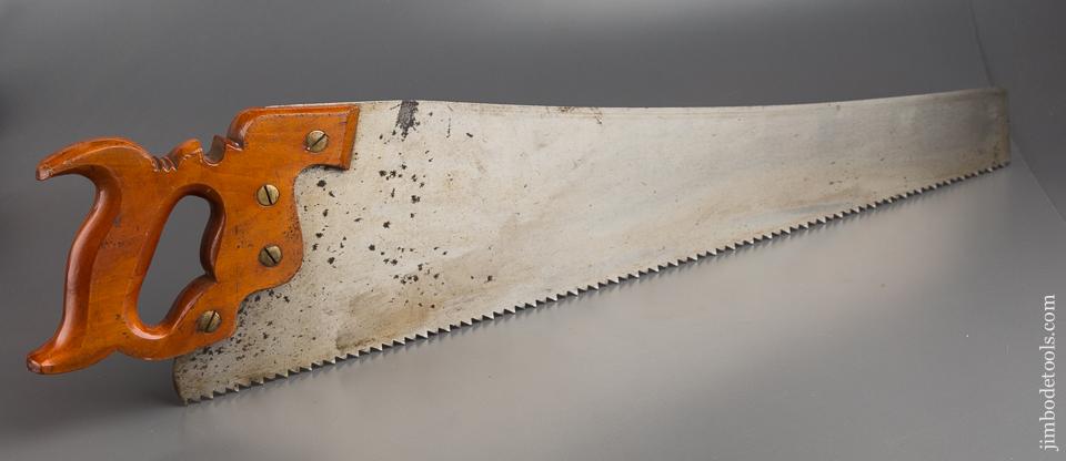 LIKE NEW! 4 1/2 point 24 inch Rip ATKINS PERFECTION No. 53 Hand Saw - 79076