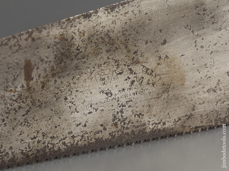9 point 18 inch Crosscut DISSTON No. 12 LONDON SPRING Hand Saw - 79079