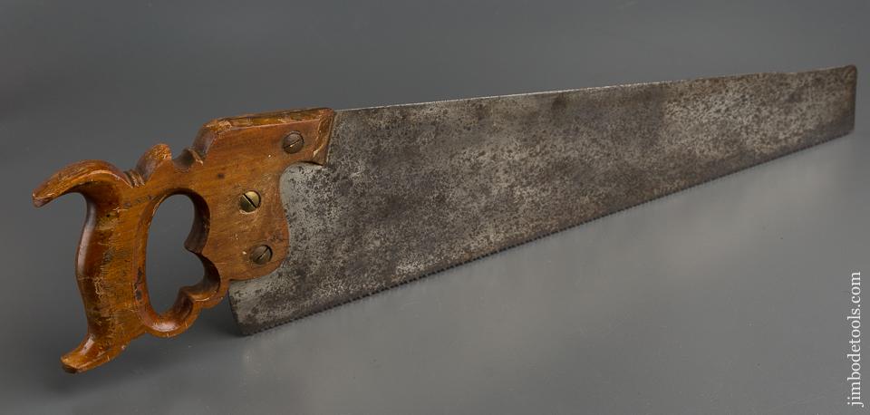 9 point 18 inch Crosscut DISSTON No. 12 LONDON SPRING Hand Saw - 79079