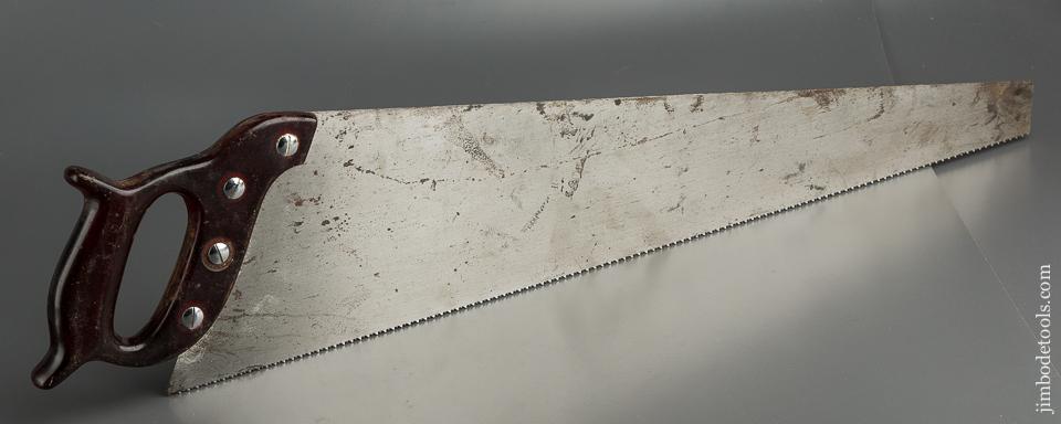 LIKE NEW 10 point 26 inch Crosscut DISSTON D95 Hand Saw - 79104