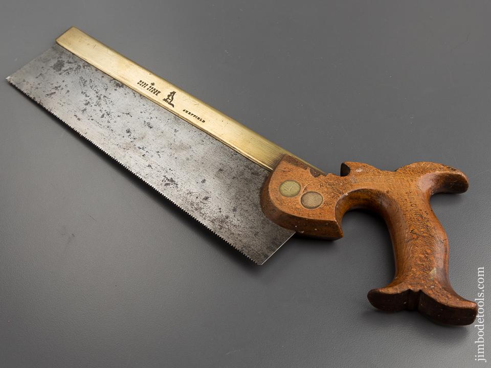 Extra Fine! 16 point 10 inch Crosscut ROBt SORBY Brass Back Saw with Guard - 79135