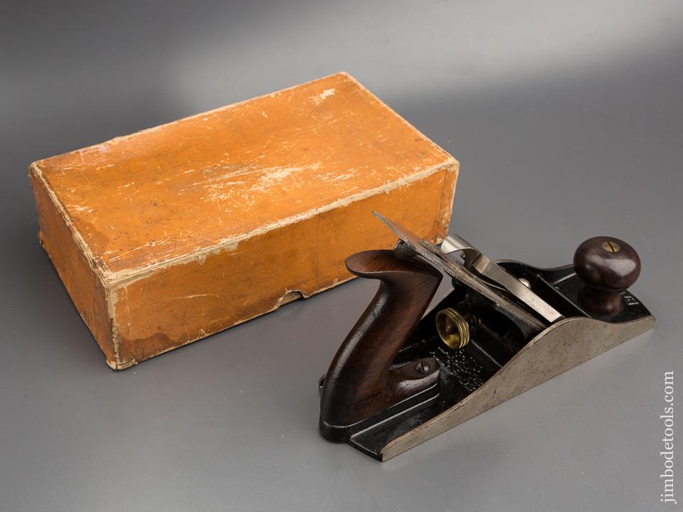 Remarkable! STANLEY No. 4 1/2C Low Knob Smooth Plane NEAR MINT in Original Box - 79150