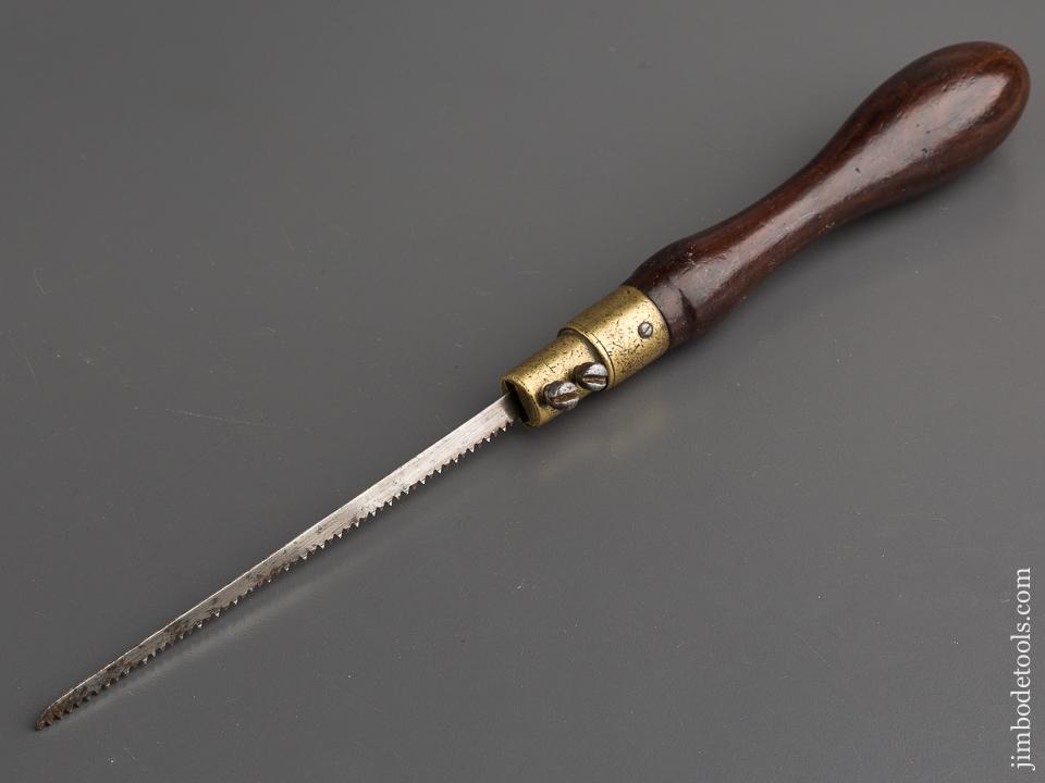 Early Rosewood and Brass Pad Saw - 79169