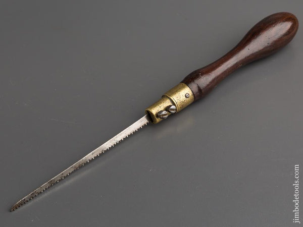 Early Rosewood and Brass Pad Saw - 79169
