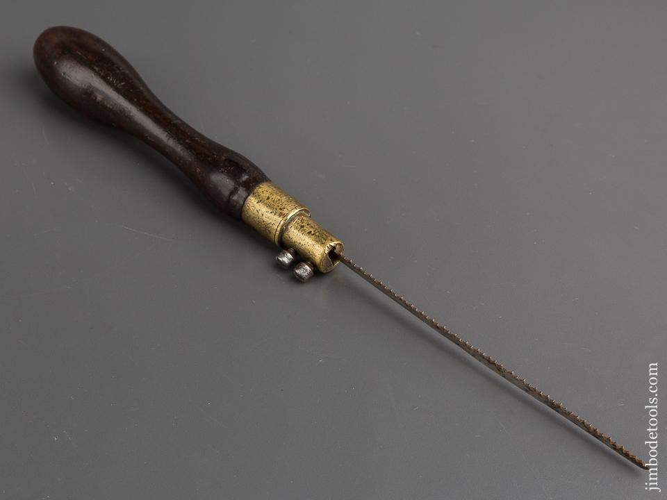 Early Rosewood and Brass Pad Saw - 79169
