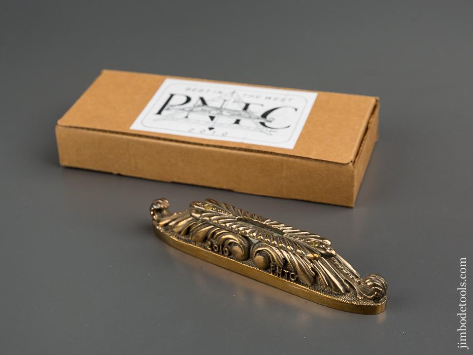 2010 PNTC Best in the West Favor - Brass 4 3/4 inch Level MINT in its Original Box - 79243R