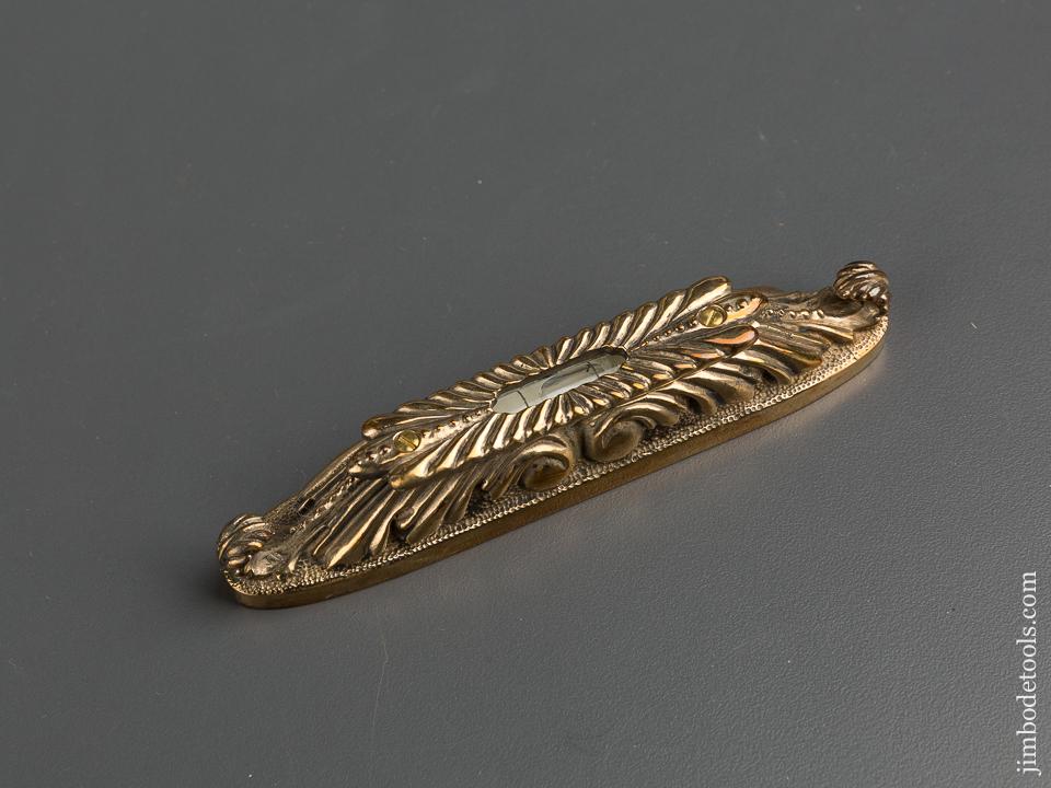 2010 PNTC Best in the West Favor - Brass 4 3/4 inch Level MINT in its Original Box - 79243R