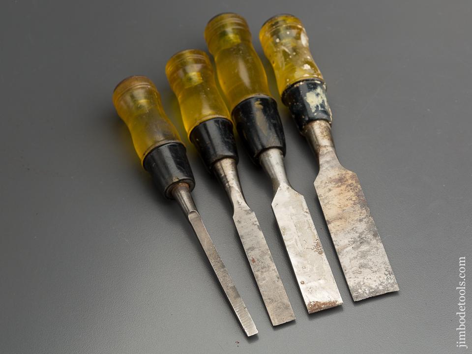 Set of Four STANLEY No. 60 Chisels - 79245R