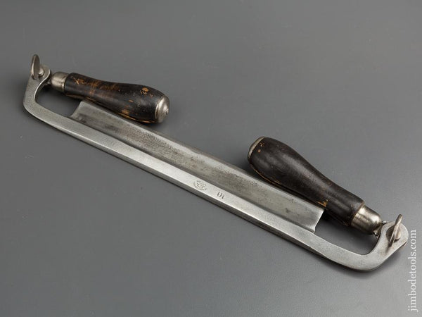 Extra Fine! Ten inch JAMES SWAN Folding Draw Knife - 79288